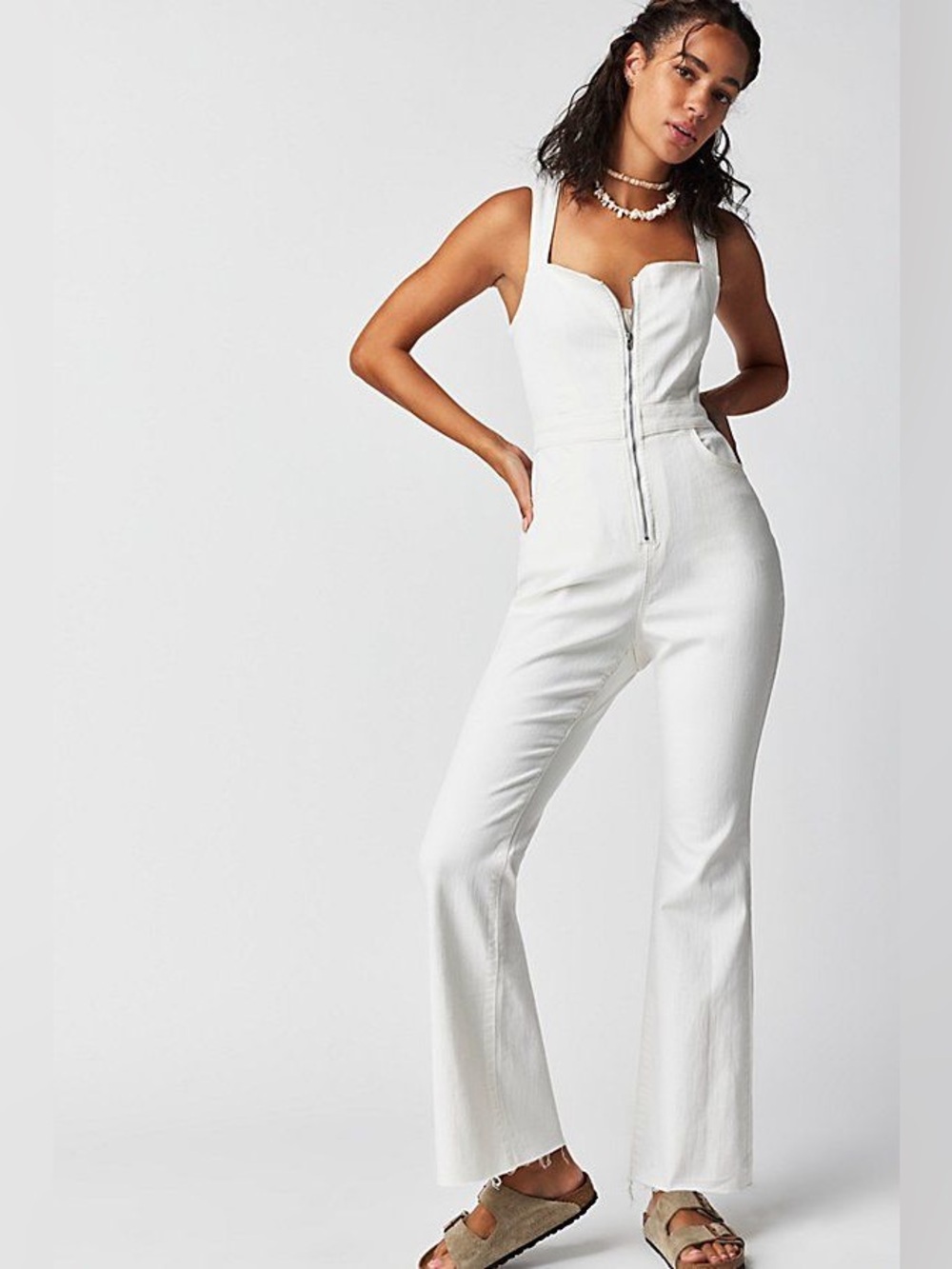 FREE PEOPLE
Crvy 2nd Ave One Piece Size 10 in white